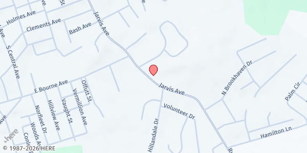 Map showing Somerset Christian Fellowship at 730 Jarvis Ave, Somerset, KY