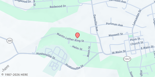 Map showing First Baptist Church at 218 Martin Luther King St, Stanford, KY