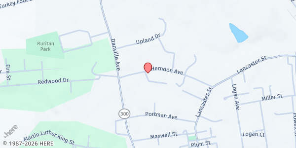 Map showing Geneva Baptist Church at 313 Herndon Ave, Stanford, KY