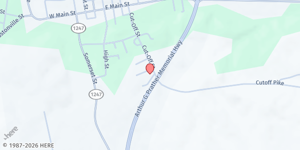 Map showing Stanford Church-The Nazarene at 73 Elizabeth Ave, Stanford, KY