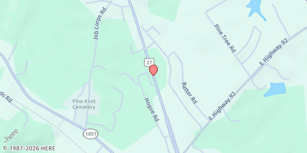 Map showing The Lord's Cafe at 1920 S. Hwy. 27, Stearns, KY