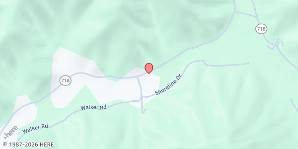 Map showing Lend a Hand Center at 3234 Ky. Rt. 718, Walker, KY