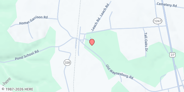 Map showing Double Springs Food Pantry at 770 Highway 3276, Waynesburg, KY