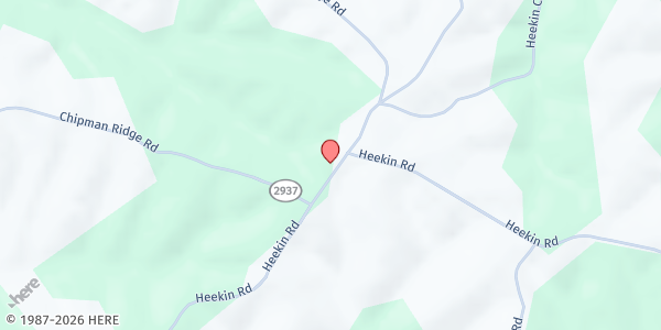 Map showing Manna Food Mission at 2175 Heekin Lawrenceville Rd, Williamstown, KY