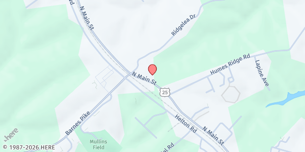 Map showing NKCAC: Grant County at 1116 North Main Street, Williamstown, KY