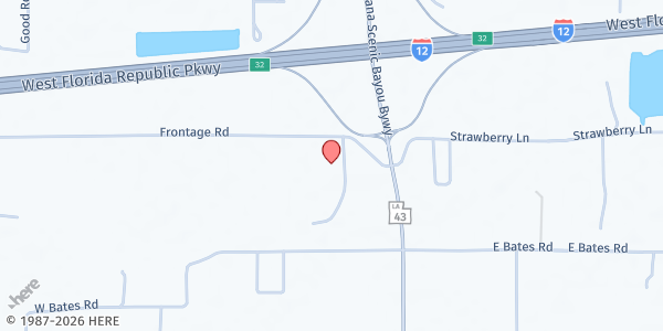 Map showing Catholic Charities (St. Margaret) at 30300 Catholic Hall Road, Albany, LA