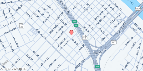 Map showing The Salvation Army - Alexandria at 1284 Murray St, Alexandria, LA