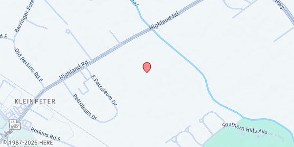 Map showing Healing Place Church - Baton Rouge at 19202 Highland Road, Baton Rouge, LA