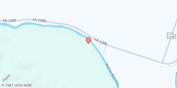 Map showing Loyd Hill Baptist Church at 4767 Hwy. 121, Boyce, LA