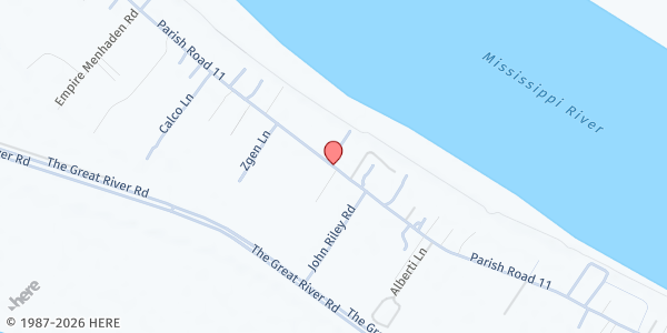 Map showing Pilgrim Rest Community Development Agency - Buras YMCA at 36342 Hwy 11, Buras, LA