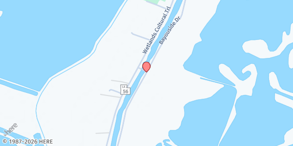 Map showing Little Caillou at 5655 Bayouside Rd, Chauvin, LA