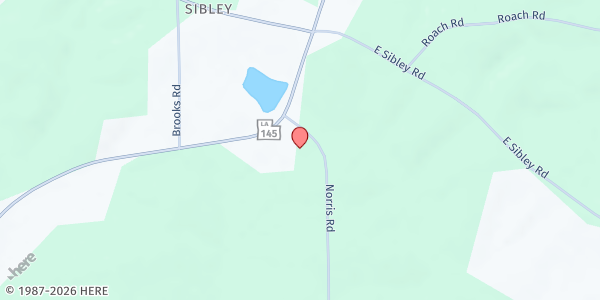 Map showing Lend a Helping Hand for Jesus - Choudrant at 156 Norris Ave., Choudrant, LA