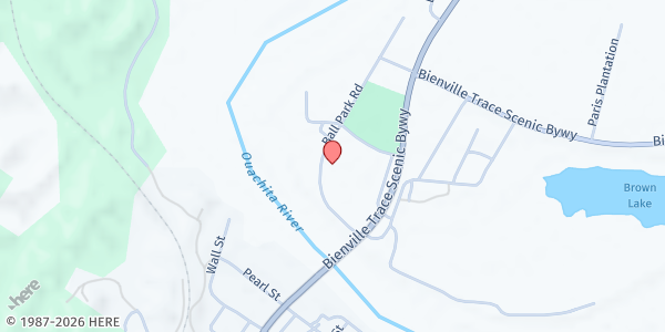 Map showing Caldwell Council On Aging at 269 Ball Park Rd #165, Columbia, LA