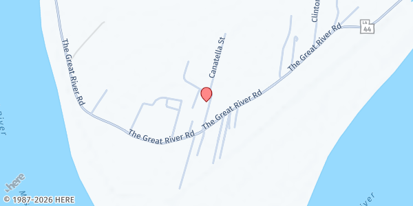 Map showing St. James Parish Dept. of Human Services at 5153 Canatella St., Convent, LA