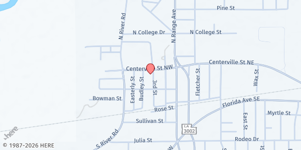 Map showing Community Hands at 316 Centerville NW, Denham Springs, LA