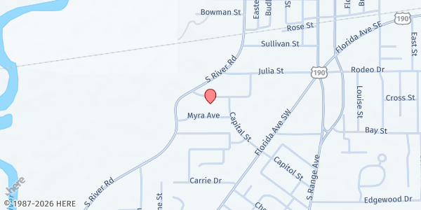 Map showing Livingston COA- Denham Springs at 949 Government St., Denham Springs, LA