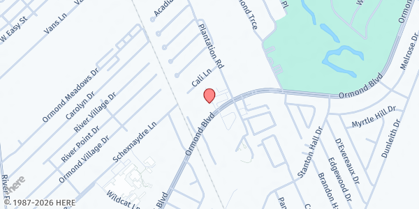 Map showing St. Charles UMC Food Pantry at 1905 Ormond Blvd., Drestrehan, LA