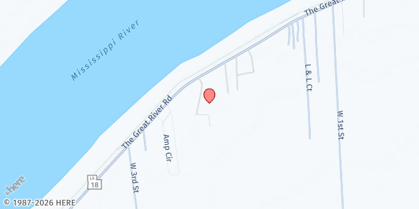 Map showing Juan Anthony Joseph Park at 3445 Hwy. 18, Edgard, LA