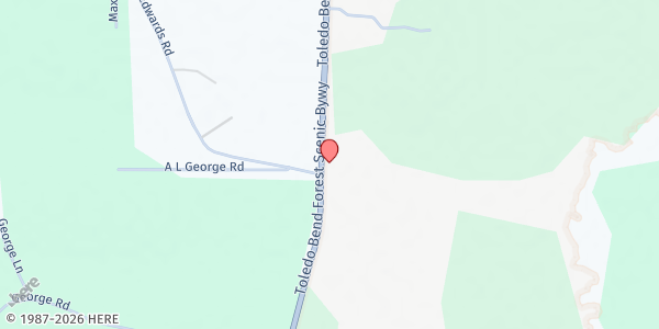 Map showing Flatwoods Mobile Pantry - Flatwoods Pentecostal Church at 2255 LA-8, Flatwoods, LA