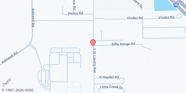 Map showing Lamar Dixon at 9039 S. St. Landry St., Gonzales, LA