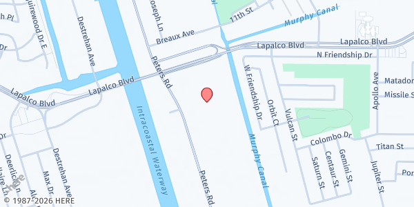 Map showing Household of Faith - West Bank at 2074 Paxton, Harvey, LA