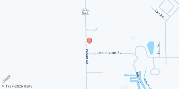 Map showing St. Nicholas Social Justice & Community Concern at 3317 Patout Rd, Jeanerette, LA