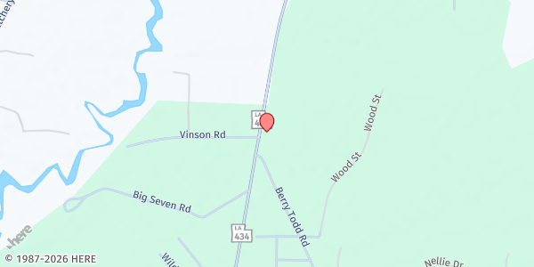 Map showing Redemption Church at 62060 Hwy. 434, Lacombe, LA