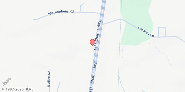 Map showing Vernon Community Action Council, Inc. at 12286 Lake Charles Hwy, Leesville, LA