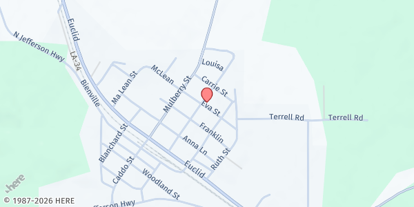 Map showing Harvest of Hope - Montgomery at 451 Jordan St., Montgomery, LA