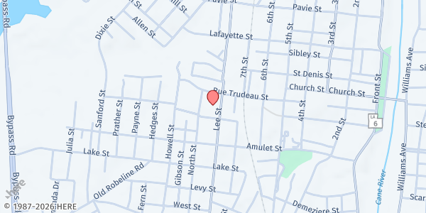 Map showing Cane River Food Pantry at 446 Martin Luther King Jr Dr, Natchitoches, LA