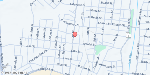 Map showing Natchitoches Office of Community Services at 415 MLK Jr. Dr., Natchitoches, LA