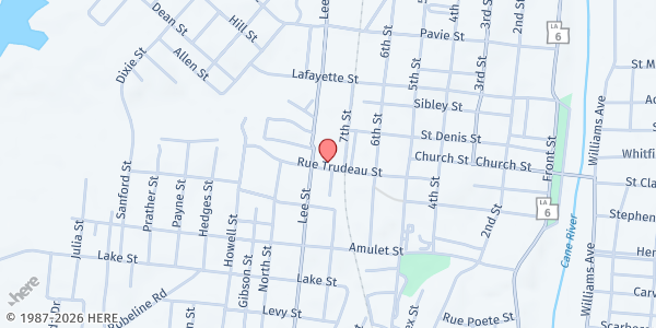 Map showing Natchitoches Office Of Community Services (OCS) at 700 Trudeau St, Natchitoches, LA