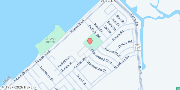 Map showing TCA- James Singleton Center (Little Woods) at 14441 Curran Rd., New Orleans, LA