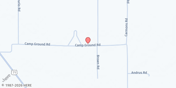 Map showing Hope Alliance Community Development Corporation at 445 Campground Rd, Palmetto, LA