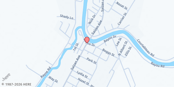 Map showing Mobile Pantry Stop - Port Barre at Port Barre, Port Barre, LA