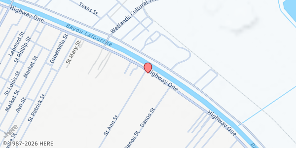 Map showing It's What We Do Outreach Ministry at 101 Saint Ann St, Raceland, LA