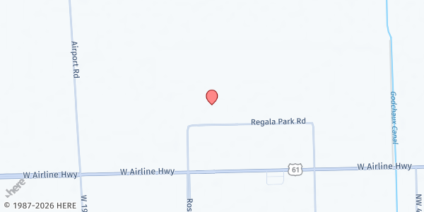 Map showing Regala Park at 194 Regala Park, Reserve, LA