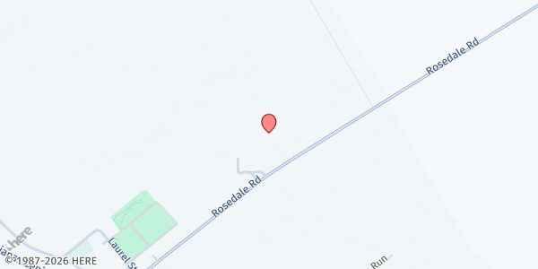 Map showing North Iberville Community Center at 75700 Rosedale Rd., Rosedale, LA