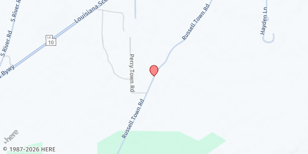 Map showing New Covenant at 64585 Russell Town Rd, Roseland, LA