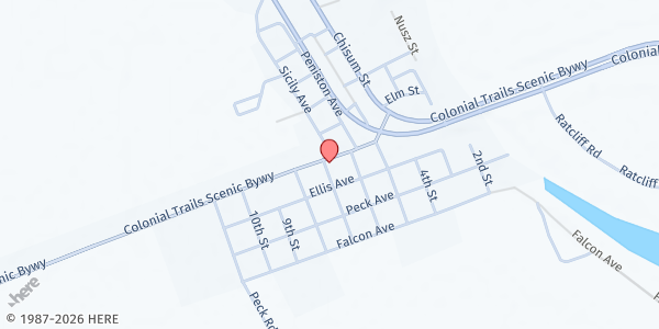 Map showing National Guard Reserve at 603 Newman St, Sicily Island, LA