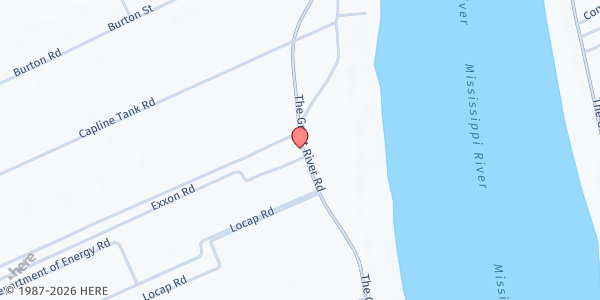 Map showing United Hands- St. James Catholic Church at 6613 Hwy. 18, St. James, LA