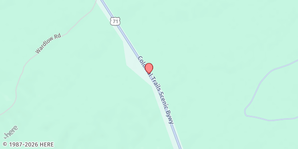 Map showing St. Maurice Mobile Pantry - Archie's Fish Market at 8581 Highway 71, St Maurice, LA