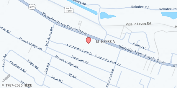 Map showing Feed The Hungry at 4810 US-84 W, Vidalia, LA