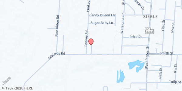 Map showing Mt. Pleasant Community Development at 425 Pankey Rd., West Monroe, LA