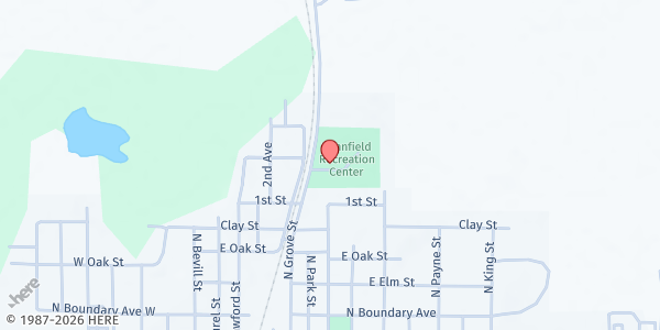 Map showing Winn Parish Council on Aging at 800 N Grove St, Winnfield, LA