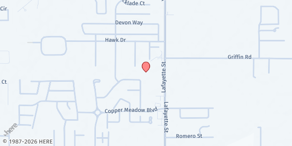 Map showing First Baptist Church (Youngsville) at 623 Lafayette St., Youngsville, LA