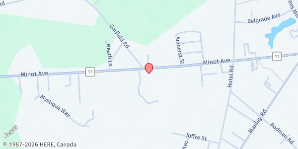 Map showing Blackie's Farm Fresh Produce at 966 Minot Ave, Auburn, ME