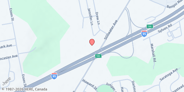 Map showing Hope for Homeless at 410 Stillwater Ave, Bangor, ME