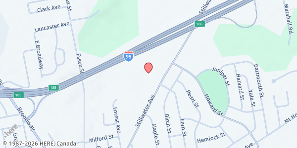 Map showing Northern Light Acadia Hospital at 268 Stillwater Ave, Bangor, ME