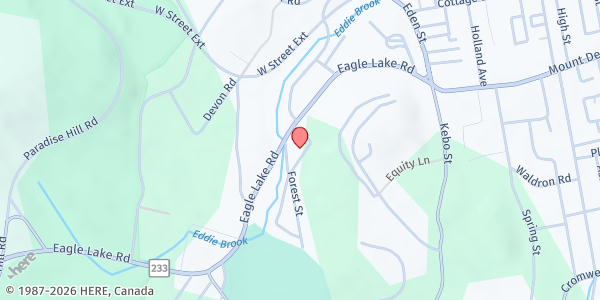 Map showing Bar Harbor Community Farm at 7 Pine Street, Bar Harbor, ME